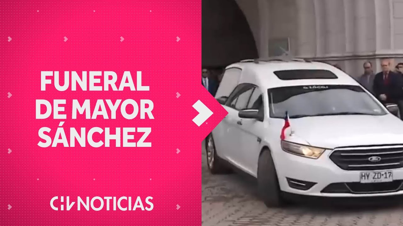 EMOTIVO FUNERAL al Mayor Emanuel Sánchez, carabinero asesinado en Quinta Normal