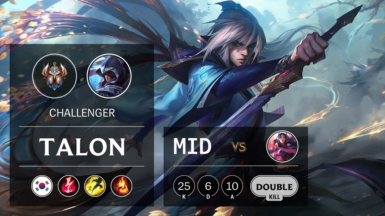 Talon Mid vs Irelia - KR Challenger Patch 9.16