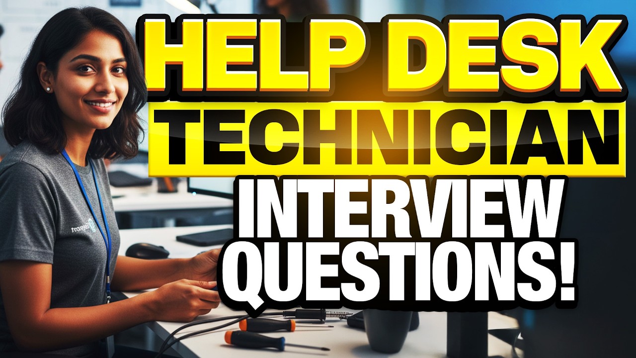 Help Desk Technician Interview Questions and Answers (How to PASS IT Support Interviews)