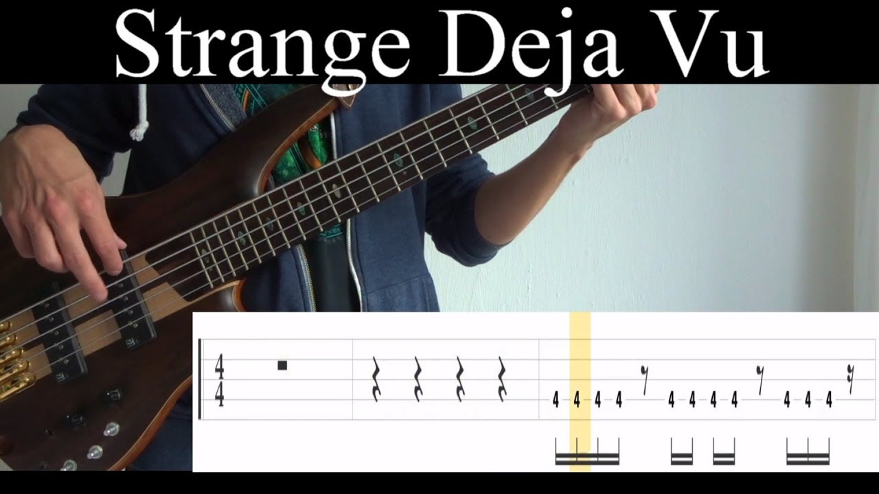 Strange Deja Vu (Dream Theater) - Bass Cover (With Tabs) by Leo Düzey
