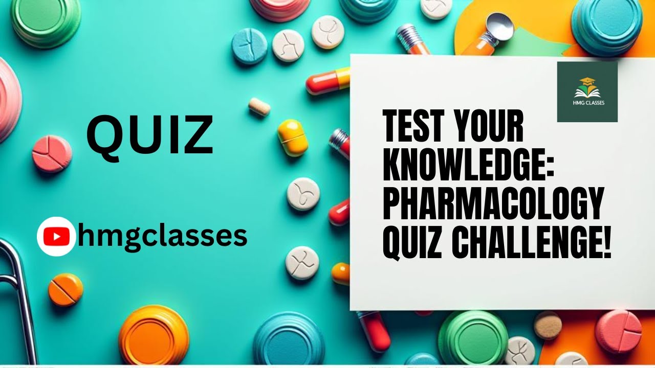 GPAT Pharmacology Quiz-70 | Test Your Drug Knowledge 