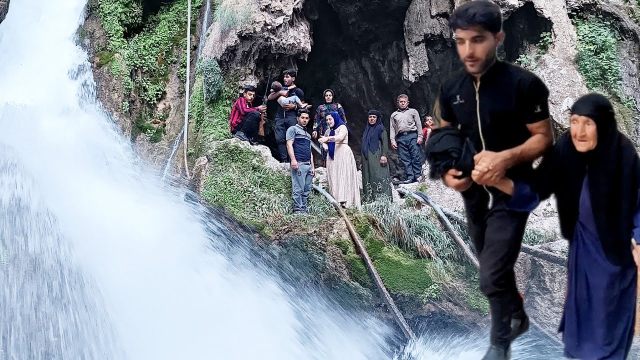 Nomadic life: on the way to the highest waterfall #nomad #film2023  #fun