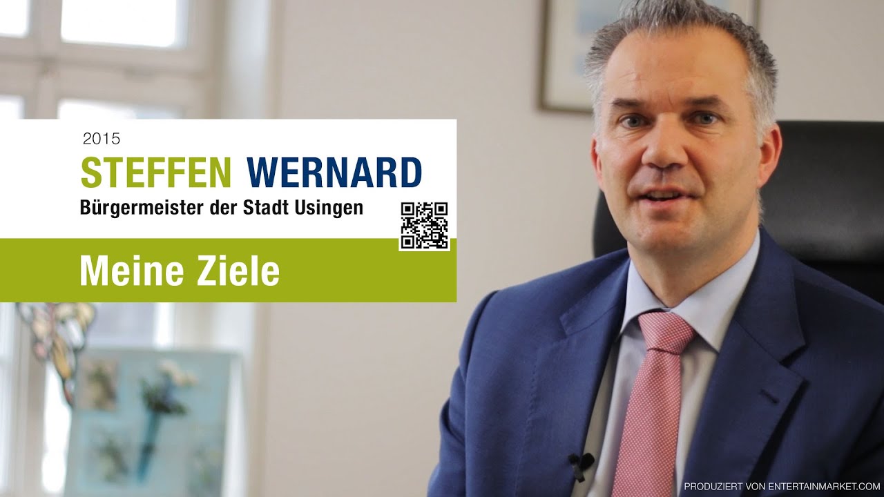 Usingen wählt Steffen Wernard - Bürgermeister stellt seine Ziele für die Stadt Usingen vor