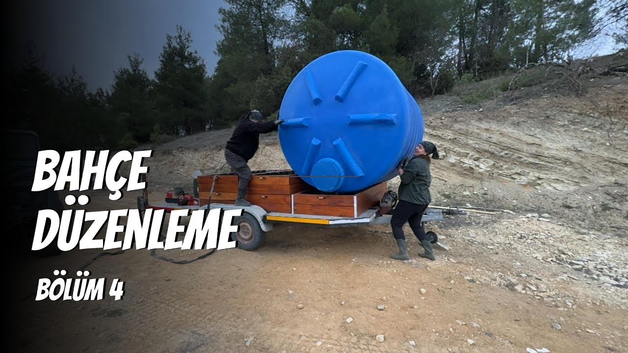 Zor Arazide Bahçe Kurulumu! Teraslama ve Sebze Yatağı Yapımı🌿