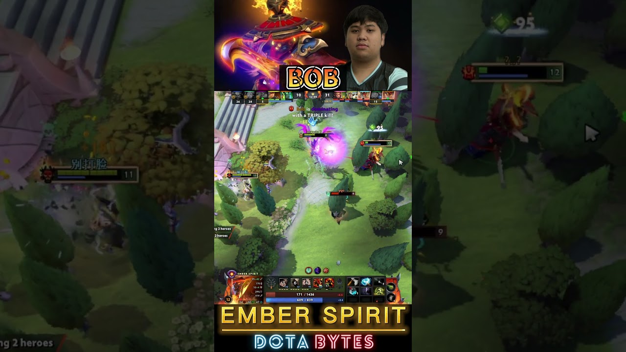 Rampage Alert 😎: Ember Spirit rampage by Bob of Execration🔥 #dota2