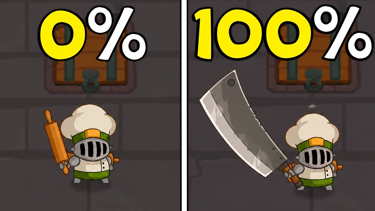 Я прошел Chef Knight на 100% Достижений