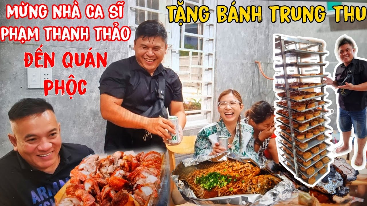 Đón Nhà Ca Sĩ Phạm Thanh Thảo với Cá Tai Tượng Chiên Xù, Gà Nướng Đất Sét,... và Bánh Trung Thu