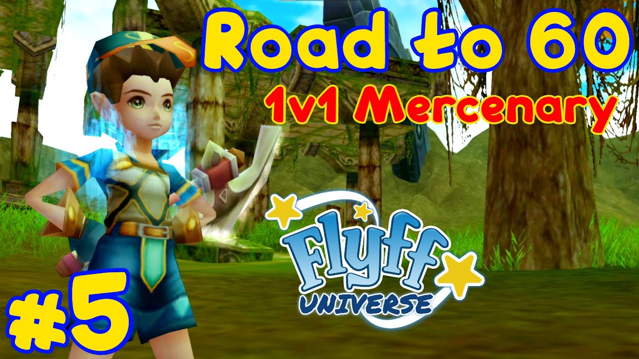 1v1 Mercenary Leveling [Lv. 41-48] - Digging Deeper! | Flyff Universe Gameplay Guide - Episode 5
