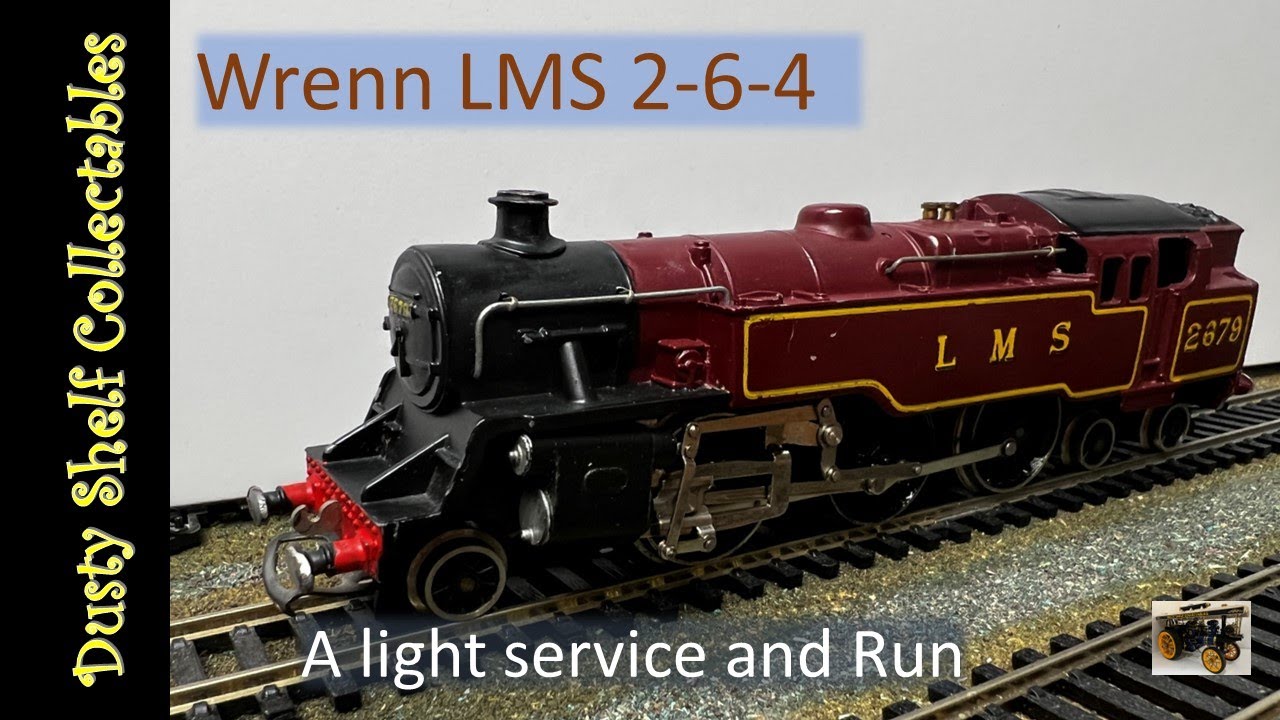 Wrenn Vintage 2-6-4 LMS Diecast Tank Engine.