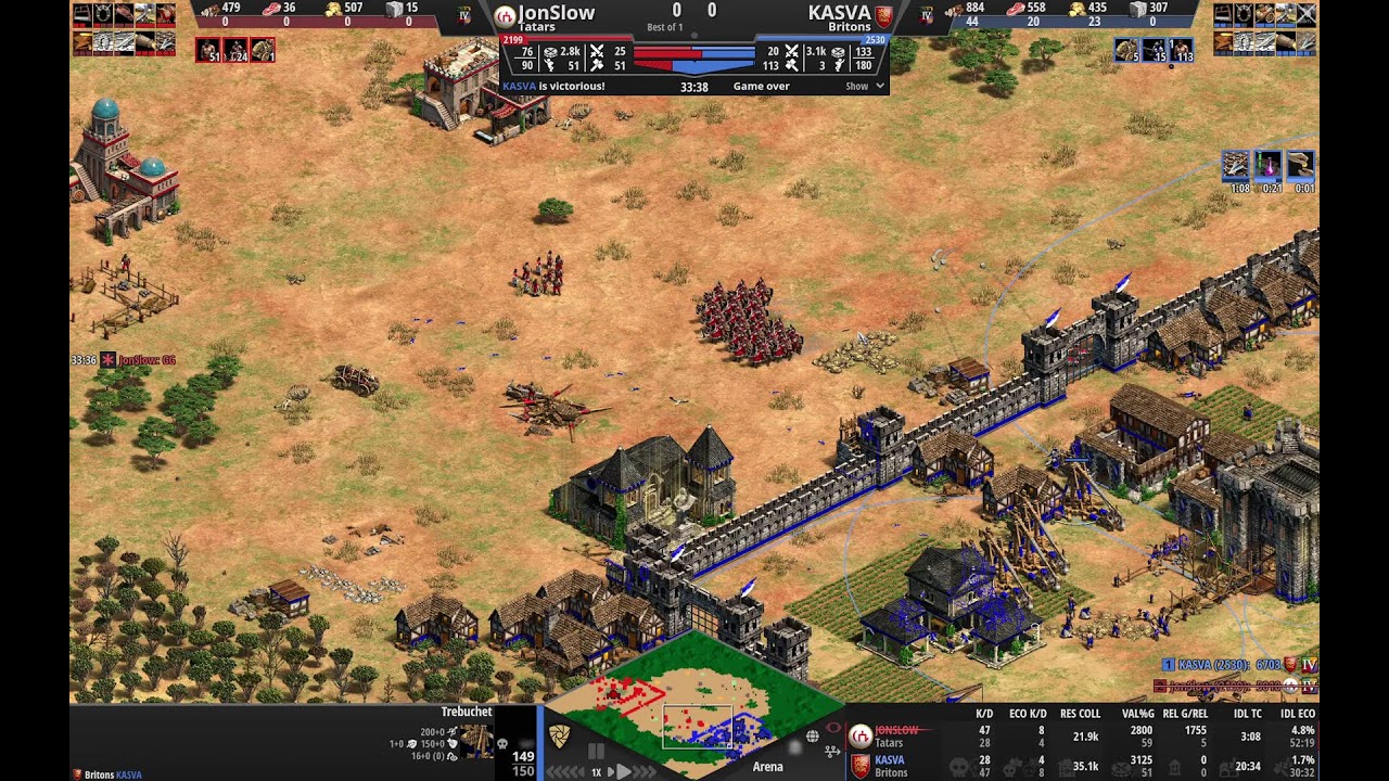 AOE II - Quick Stream Casting High Level 1v1s (and running some stream checks) - 14!