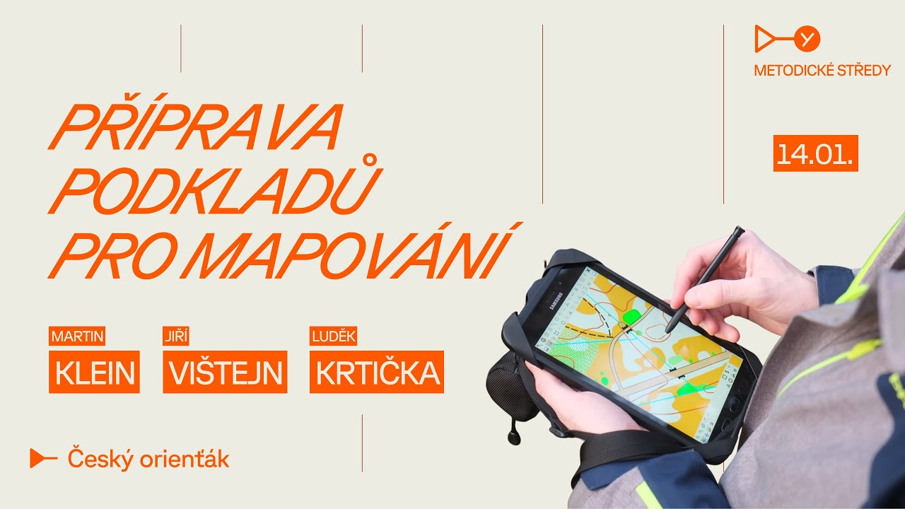 Příprava podkladů pro mapování (M. Klein, J. Vištejn, L. Krtička)