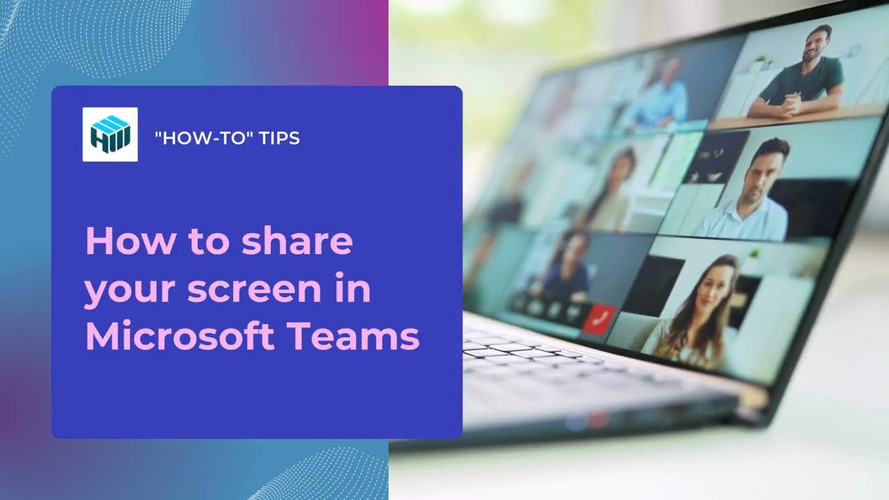 How to share your screen in Microsoft Teams
