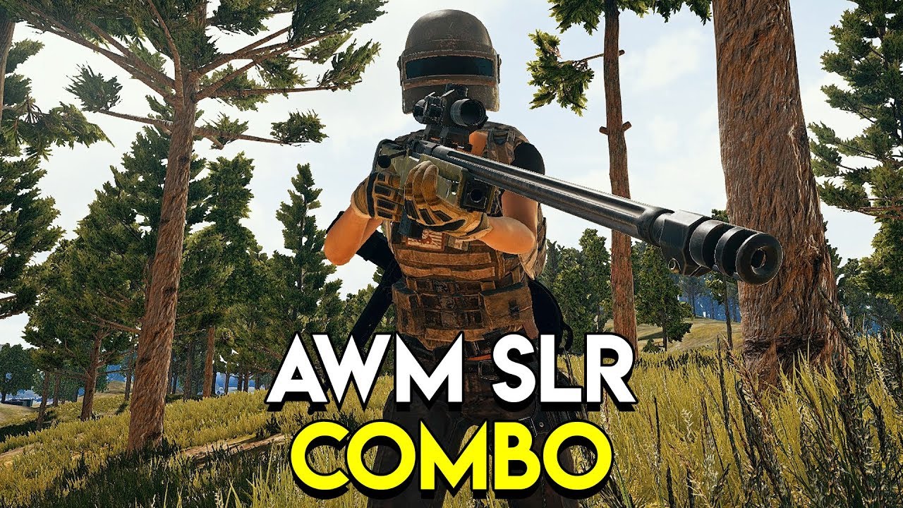 AWM + SLR COMBO - PUBG (PlayerUnknown's Battlegrounds)