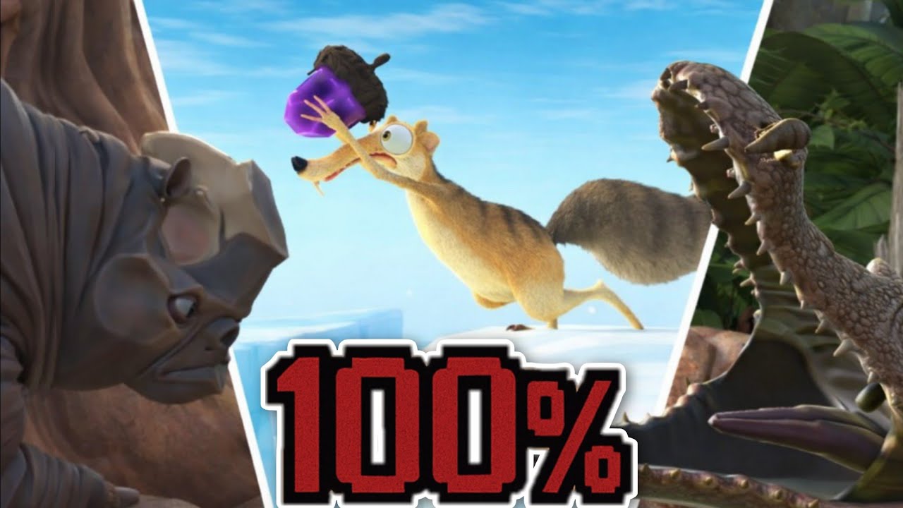 Aku Bermain 100% Ice Age Scrat's Nutty Adventure