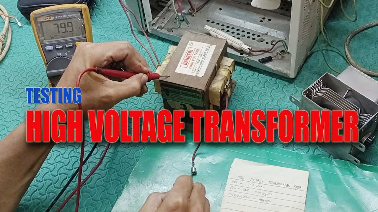 How to Test Microwave High Voltage Transformer | Difficulty in Electronics