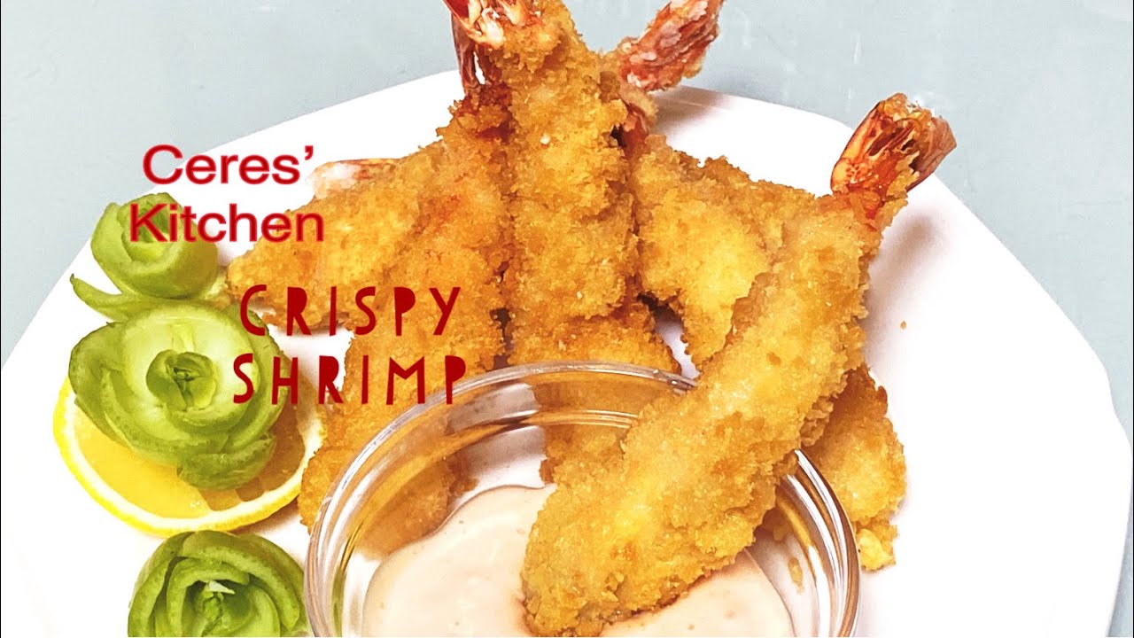 Camaron Rebosado ( Shrimp Tempura ) How to Stretch Shrimp for Frying | Ceres'Kitchen