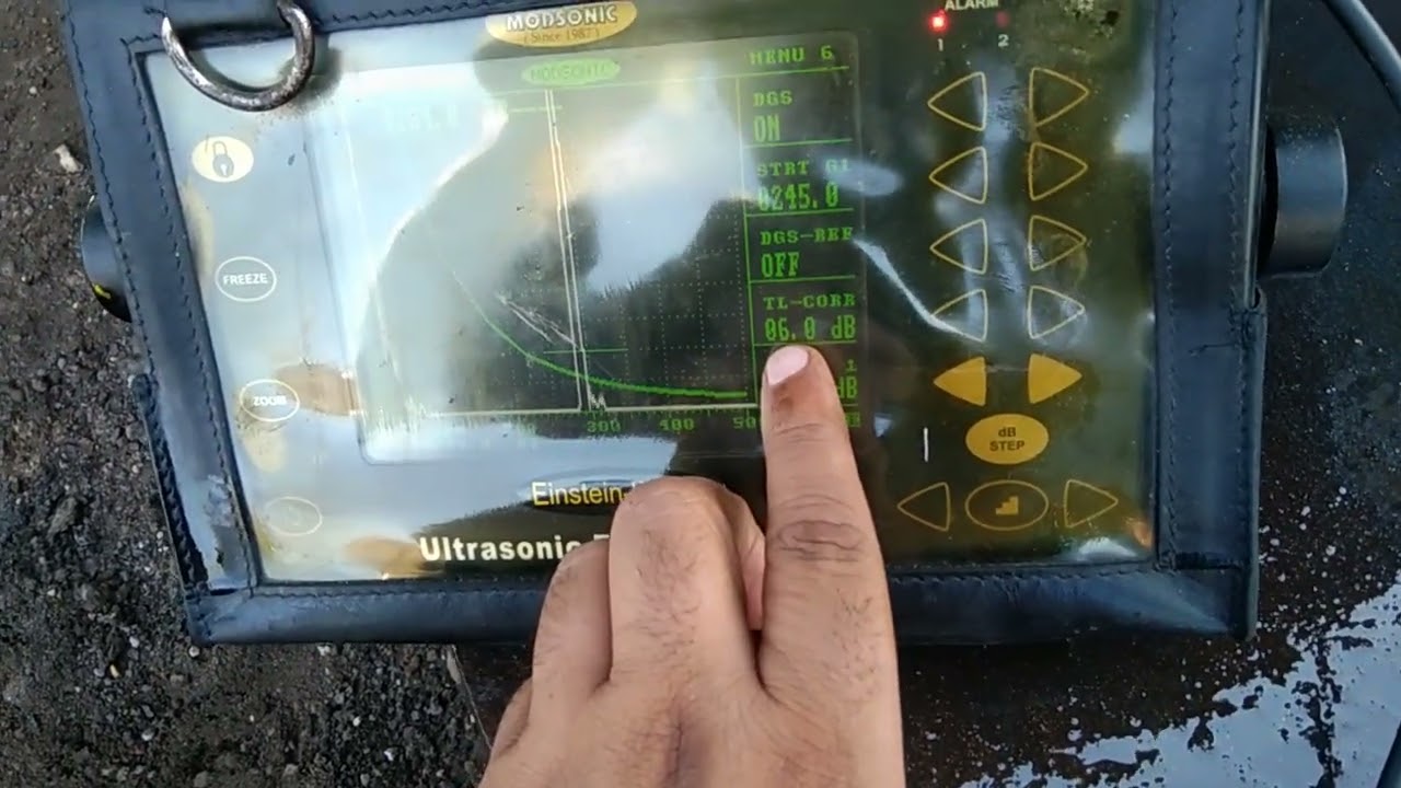 Forged Slab Ultrasonic Testing by 4.0 MM DGS Method
