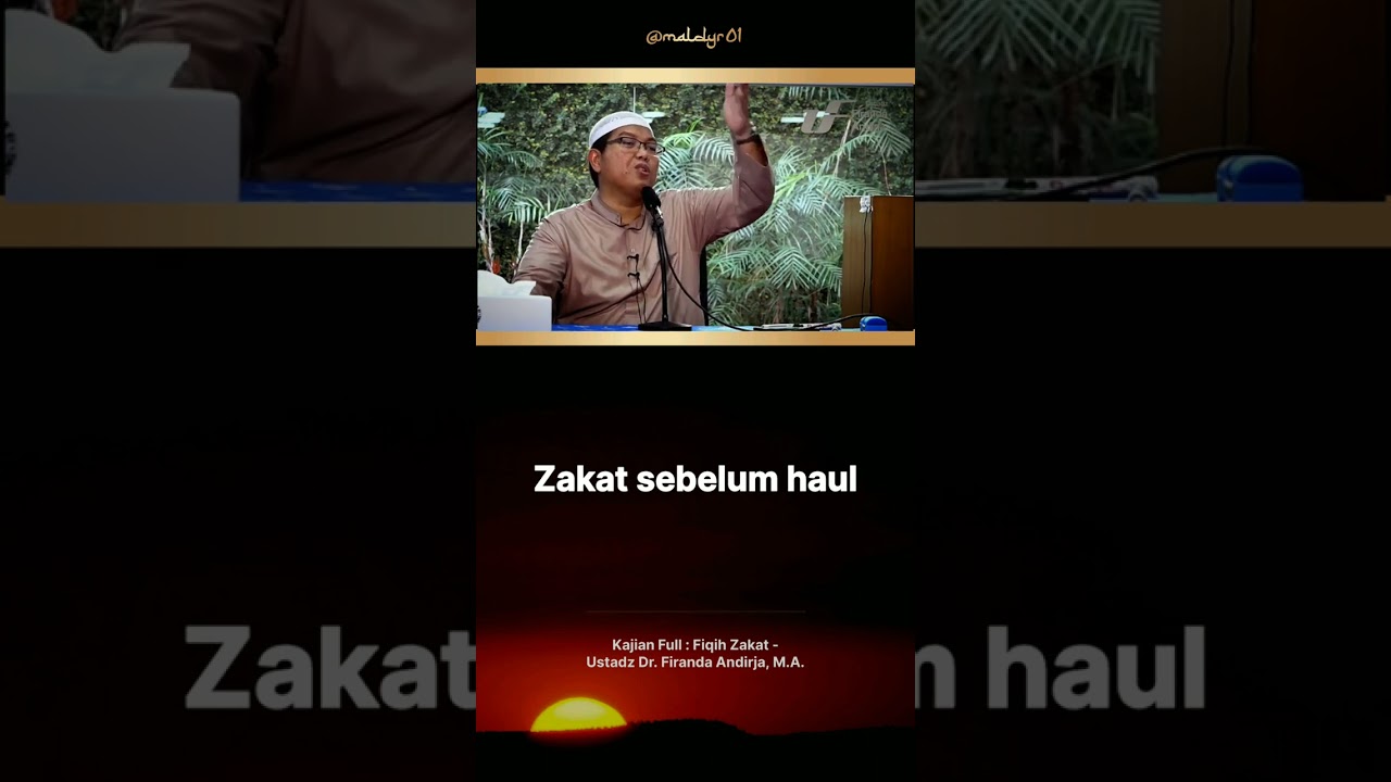 zakat sebelum haul