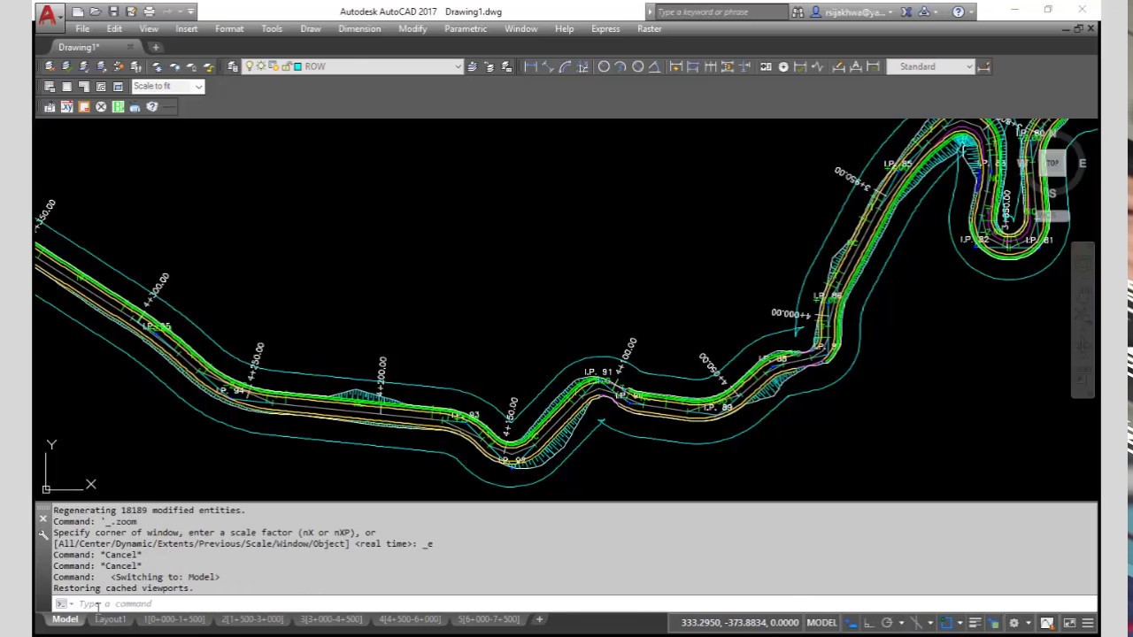 Road Design Using SW Road (Tutorial 4): Exporting Design Plan, profile, cross sections and quantity.