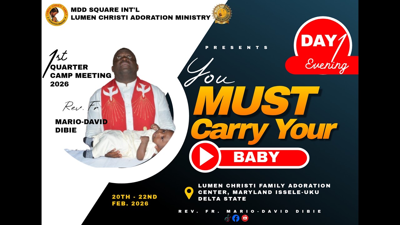 HOLY MASS| FIRST QUARTER CAMP MEETING WITH REV. FR. MARIO-DAVID DIBIE| DAY2 MORNING | 21ST FEB. 2026