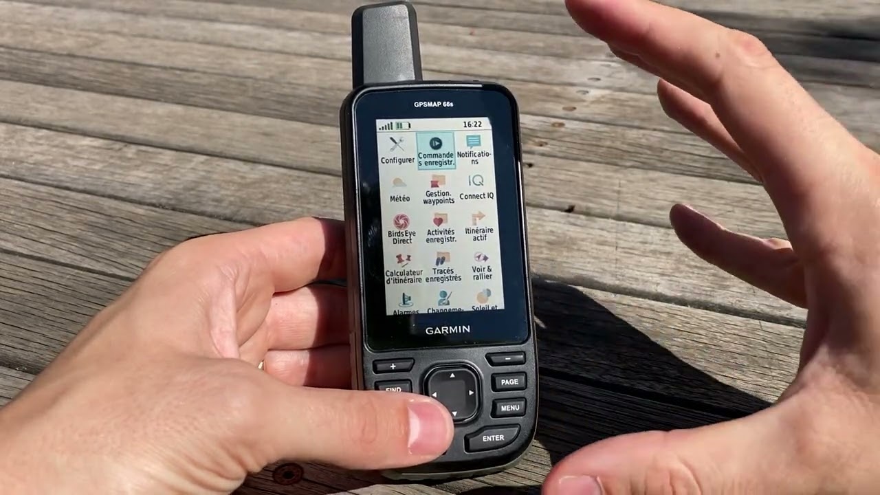 Garmin Map 66 S / 66 R / 66i : organiser le tableau de bord de votre GPS (tutoriel)