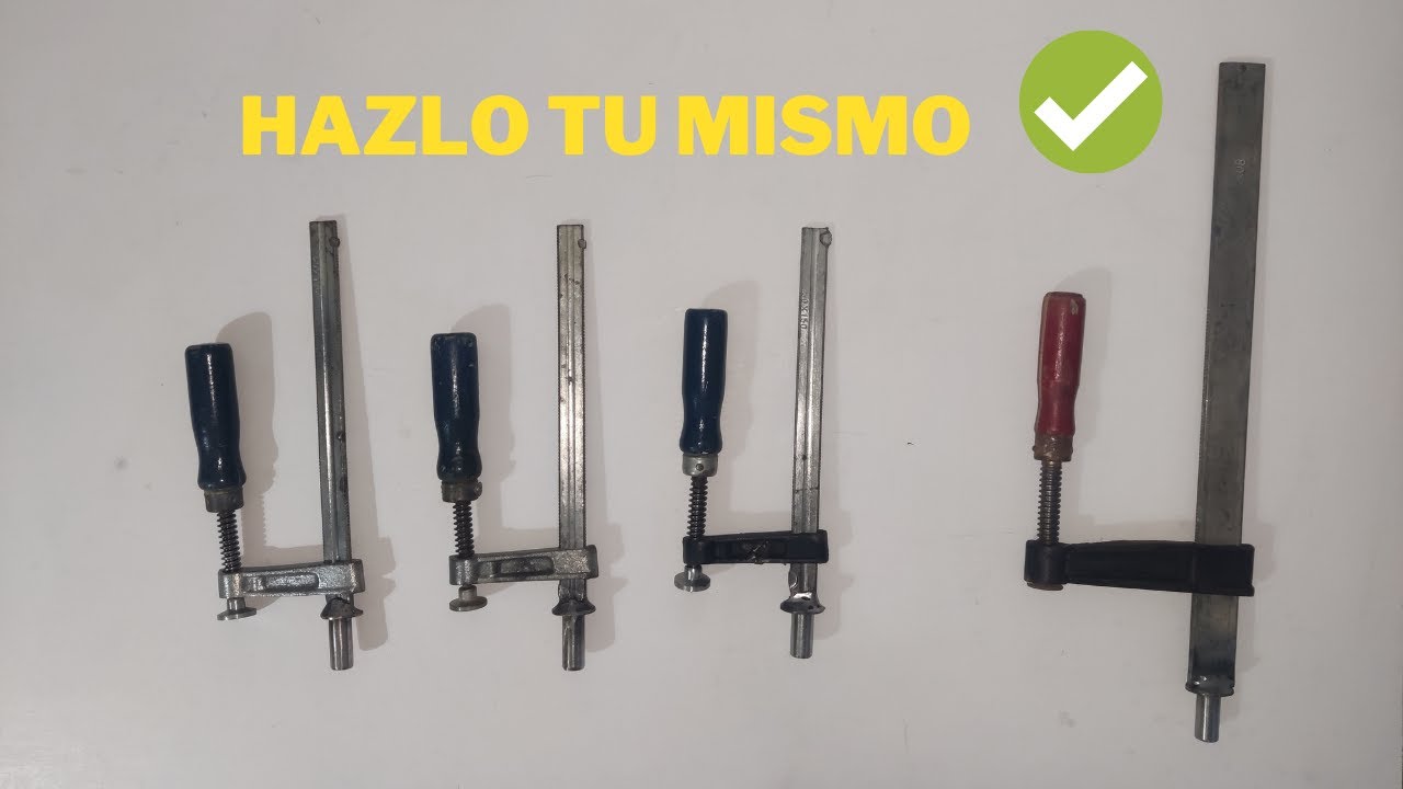 CÓMO HACER TUS PROPIOS SARGENTOS DE SOLDADURA DE MANERA FÁCIL Y ECONOMICA✔️
