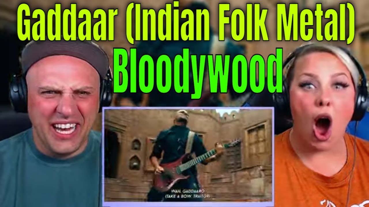 Reaction To Bloodywood - Gaddaar (Indian Folk Metal) THE WOLF HUNTERZ REACTIONS