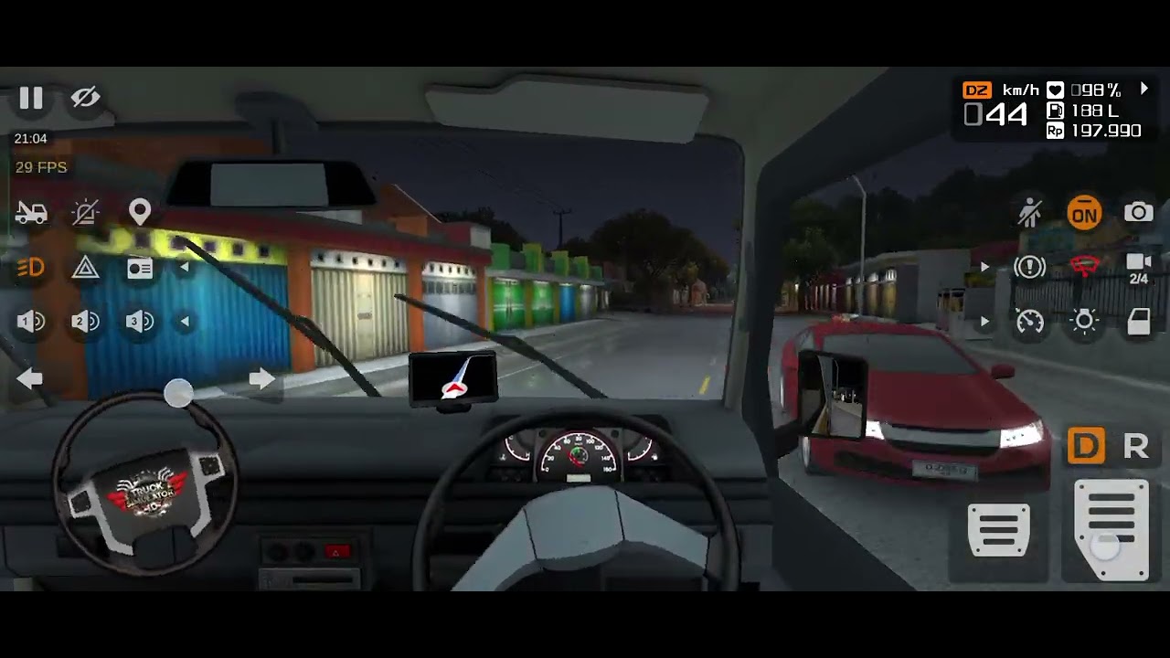 Indonesia Truck Game 😱 Barish + Night Drive | Real Feel Gameplay / Spark Gaming 🎮