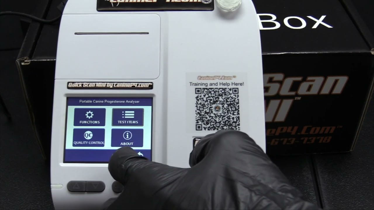 Dog Ovulation Detector. Quick Scan MINI&trade; Training | Calibration