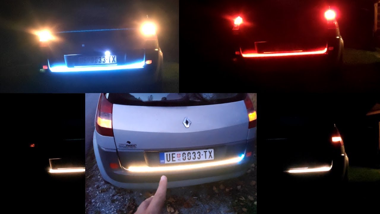 RGB LED traka za auto  (za gepek)