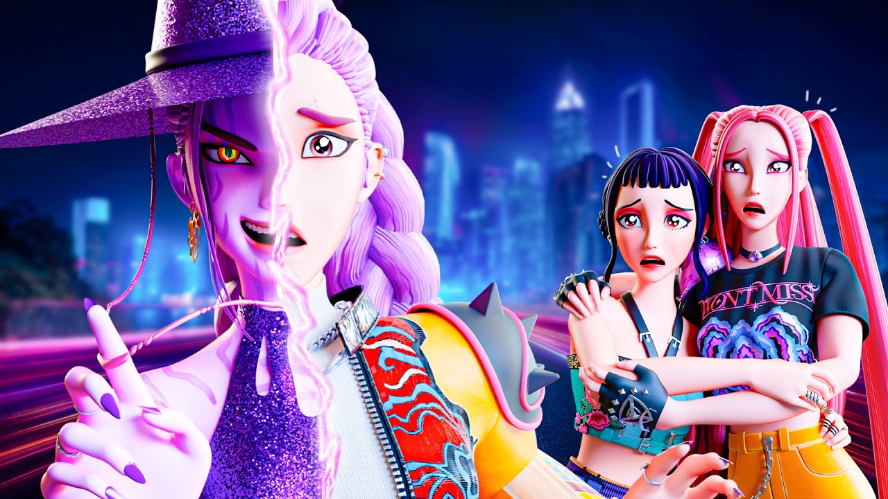 ¡RUMI, MIRA Y ZOEY se convierten en DEMONIOS! KPop Demon Hunters Animación