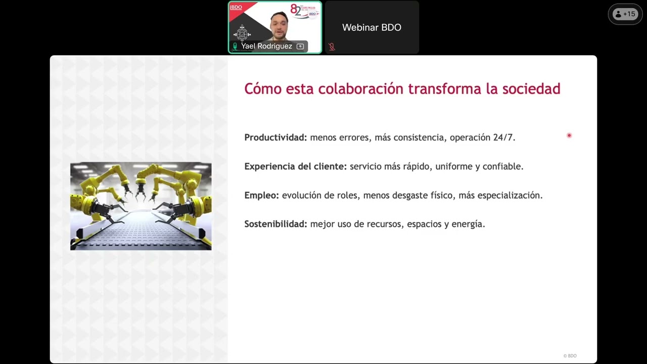 Webcast: La colaboración del Futuro: Humanos, Robots y Experiencia Inteligente.