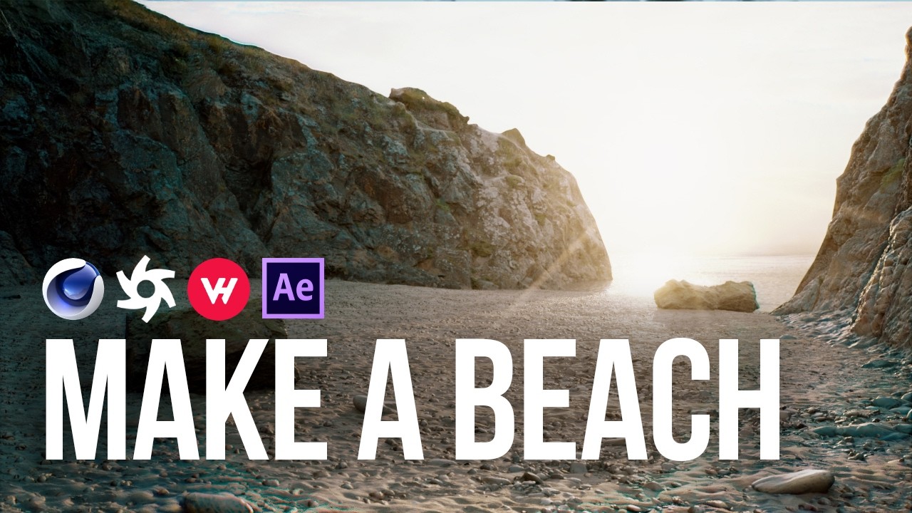 Octane Render - Make a Beach in 40 Minutes | VFXHUT