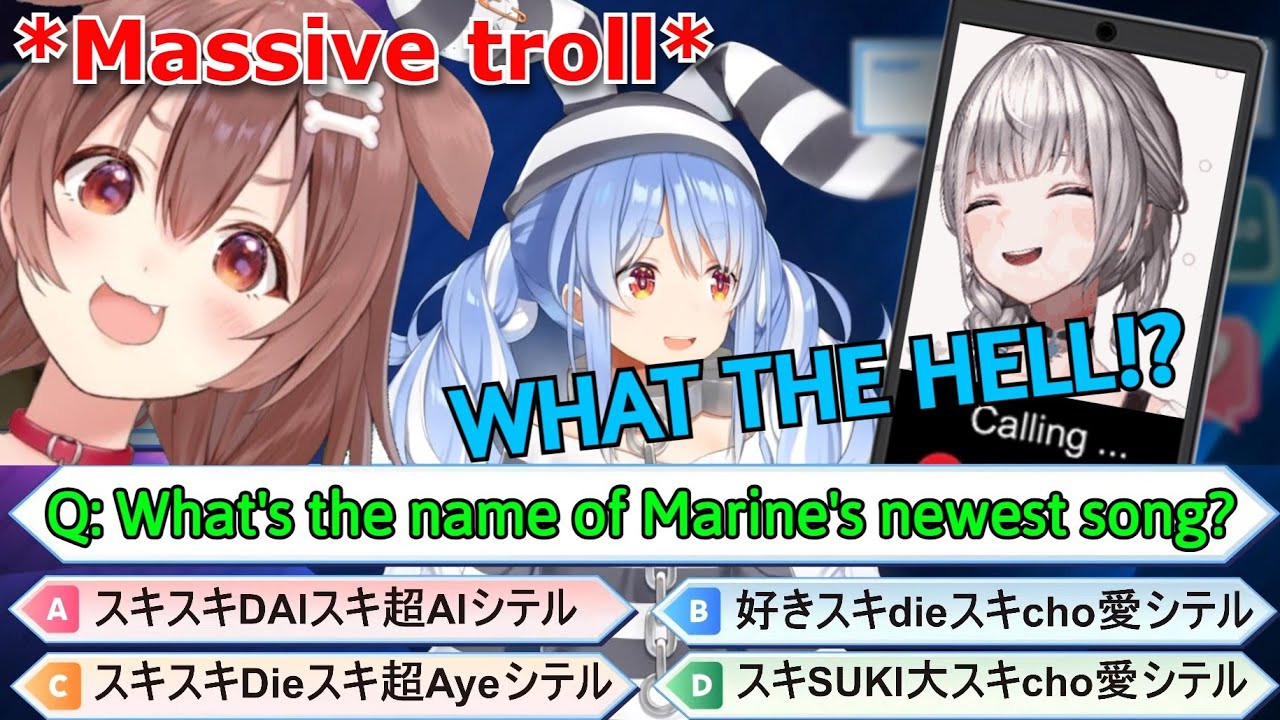 Korone's 'Impossible Quiz'-level Question had Pekora & Noel Dying From Laughter and Panic [Hololive]