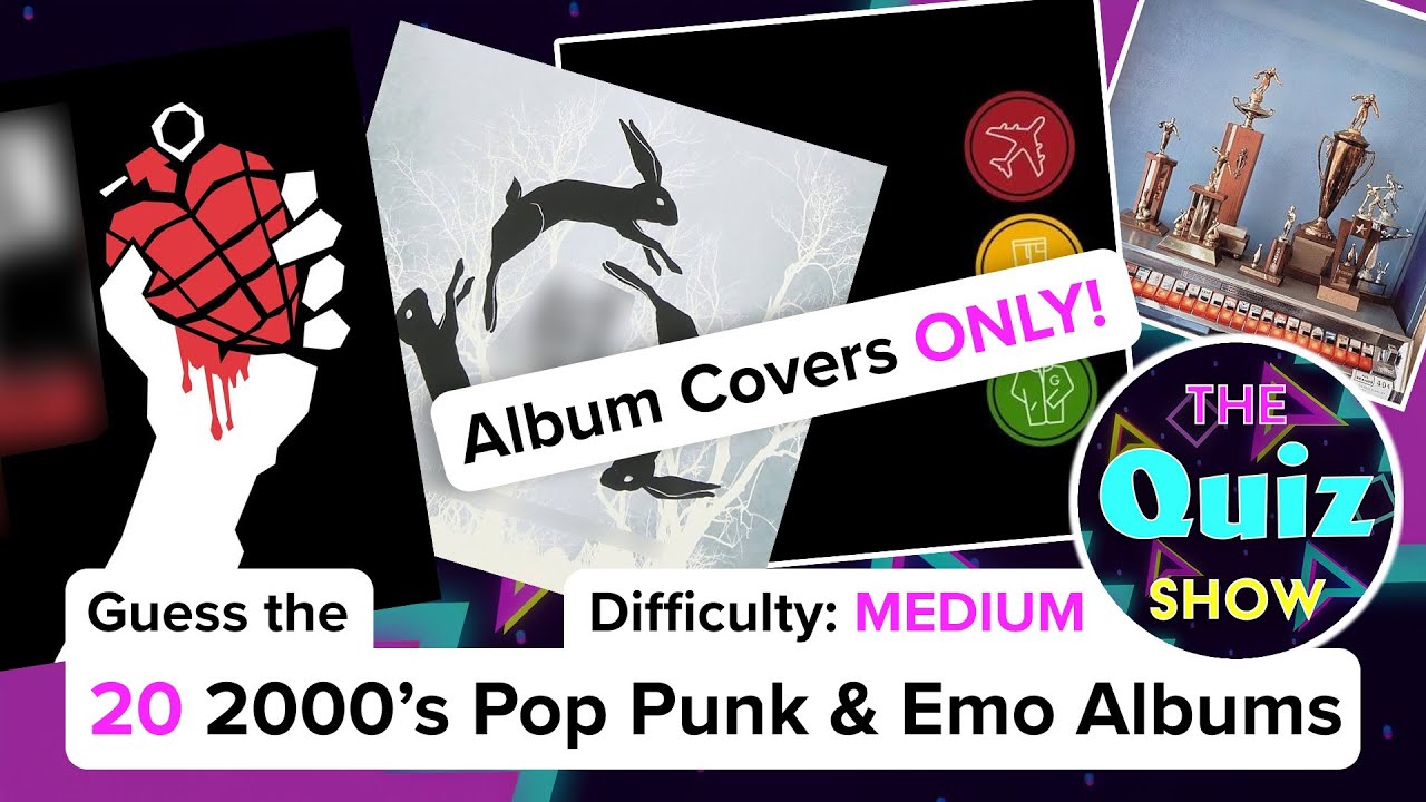 Guess the 2000's Pop Punk & Emo Album (ALBUM ARTWORK ONLY!) | Difficulty: MEDIUM | The Quiz Show