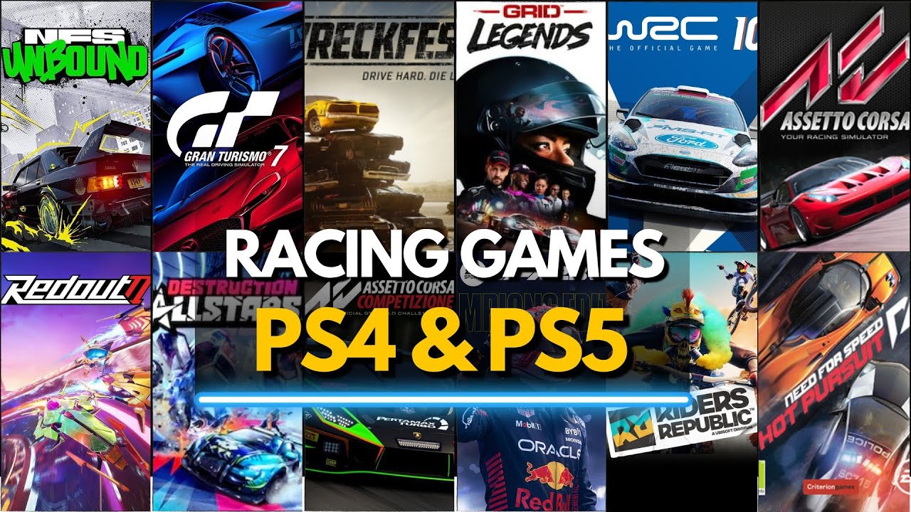TOP 50 Best RACING PS4 & PS5 Games [2024]