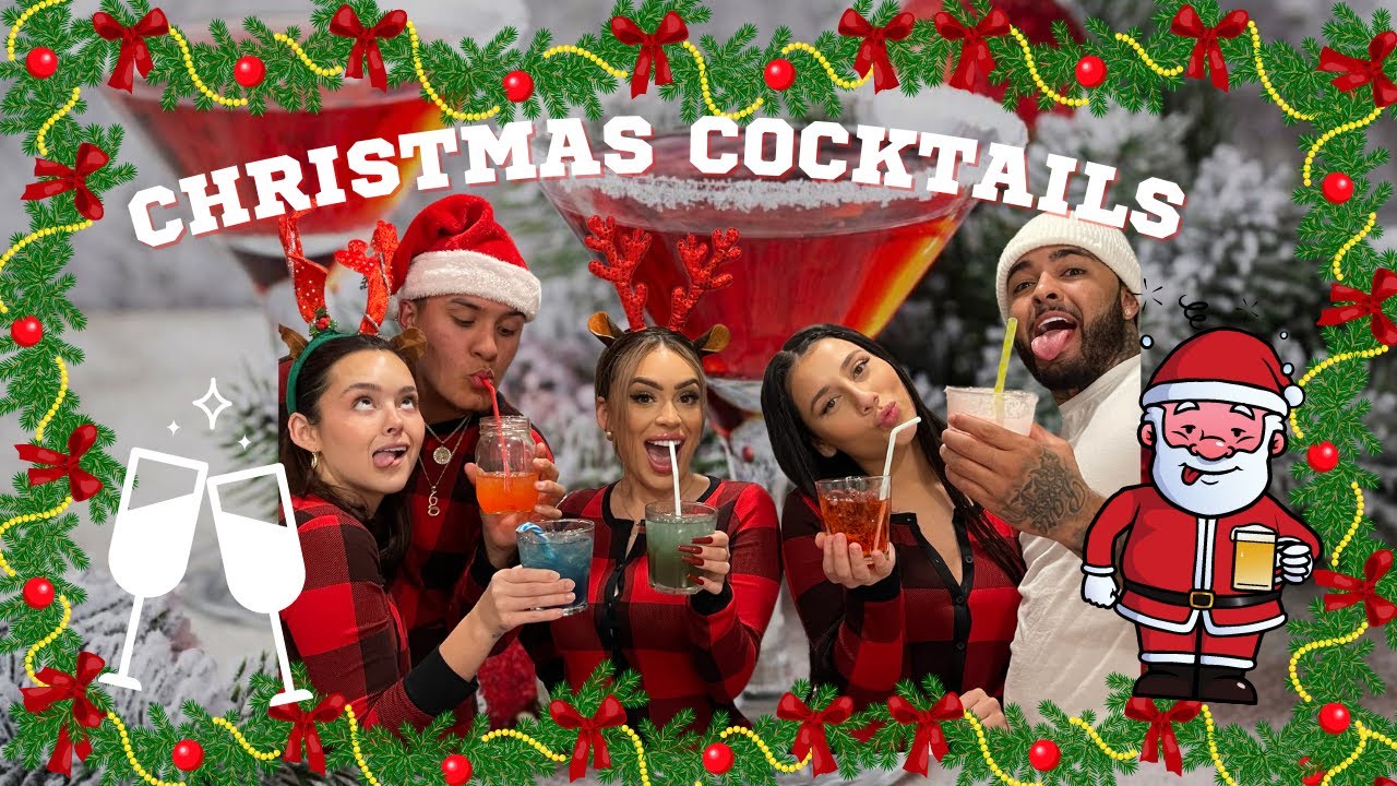 THE FAMILY GOT LIT & CHALLENGED EACH OTHER ON WHO CAN MAKE THE BEST COCKTAIL ?! 😡🤣🥂| VLOGMAS