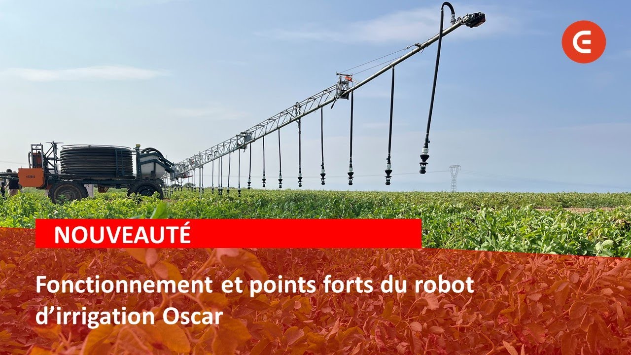 Un ROBOT d'IRRIGATION pour gagner 90 % du temps nécessaire à l'installation d'un enrouleur