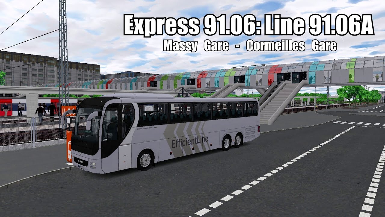 Omsi 2: Express 91.06 Line 91.06A with Man Lion's Coach L