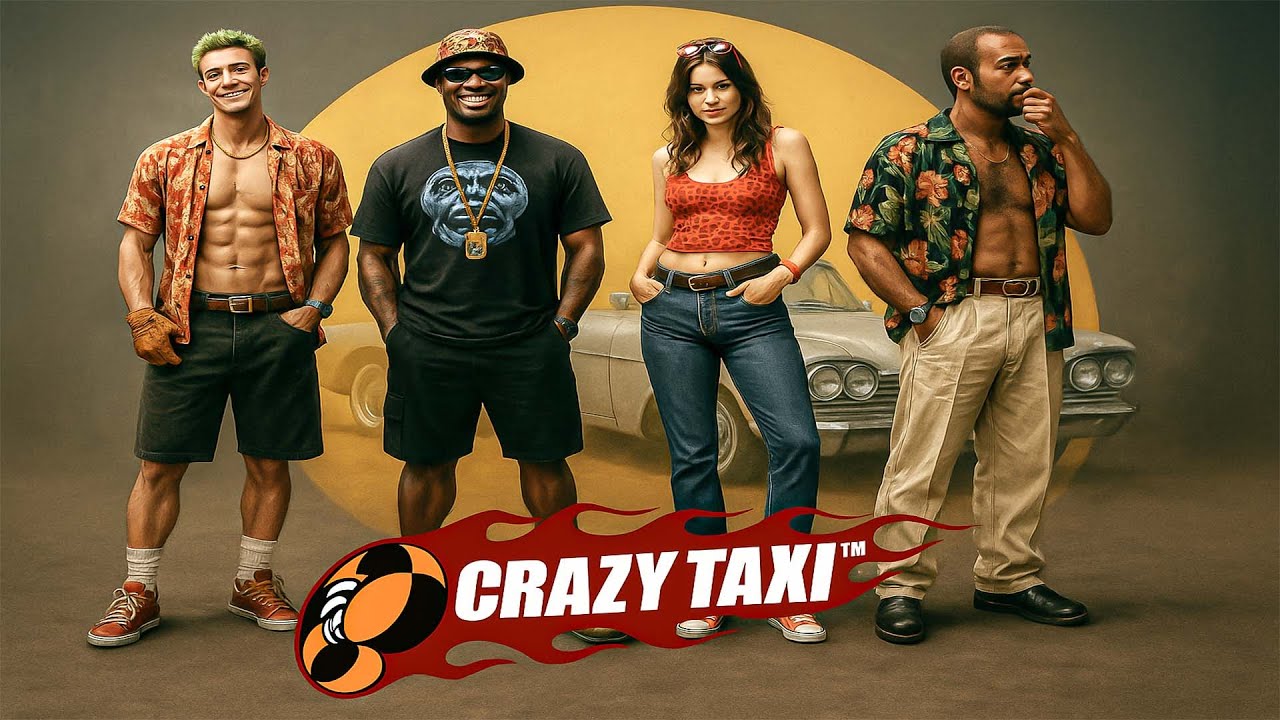 Crazy Taxi in Real Life – AI-Generated Characters