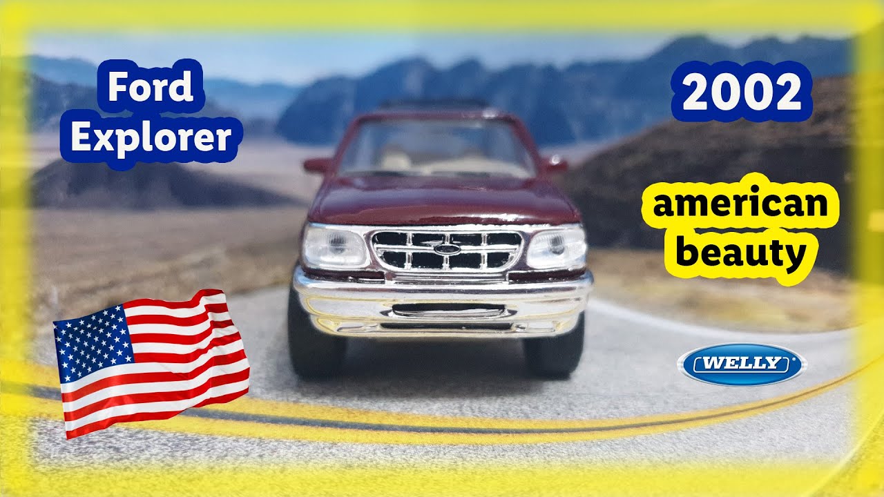 Ford Explorer 2002 american jeep Welly 1/36