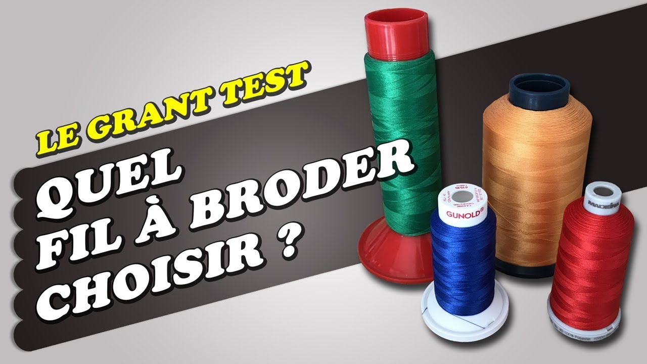 Quel fil à broder choisir ? 🧵