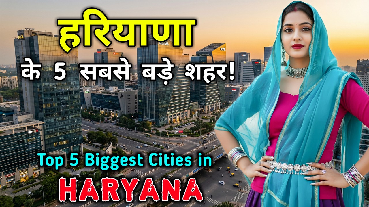 हरियाणा के 5 सबसे बड़े शहर! Top 5 Largest Cities in Haryana