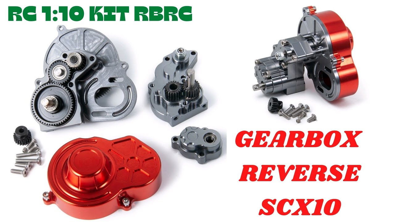 UPGRATE PART 3 KIT RBRC PAKE GEARBOX REVERSE SCX10 #RC1:10 #RCADVENTURE