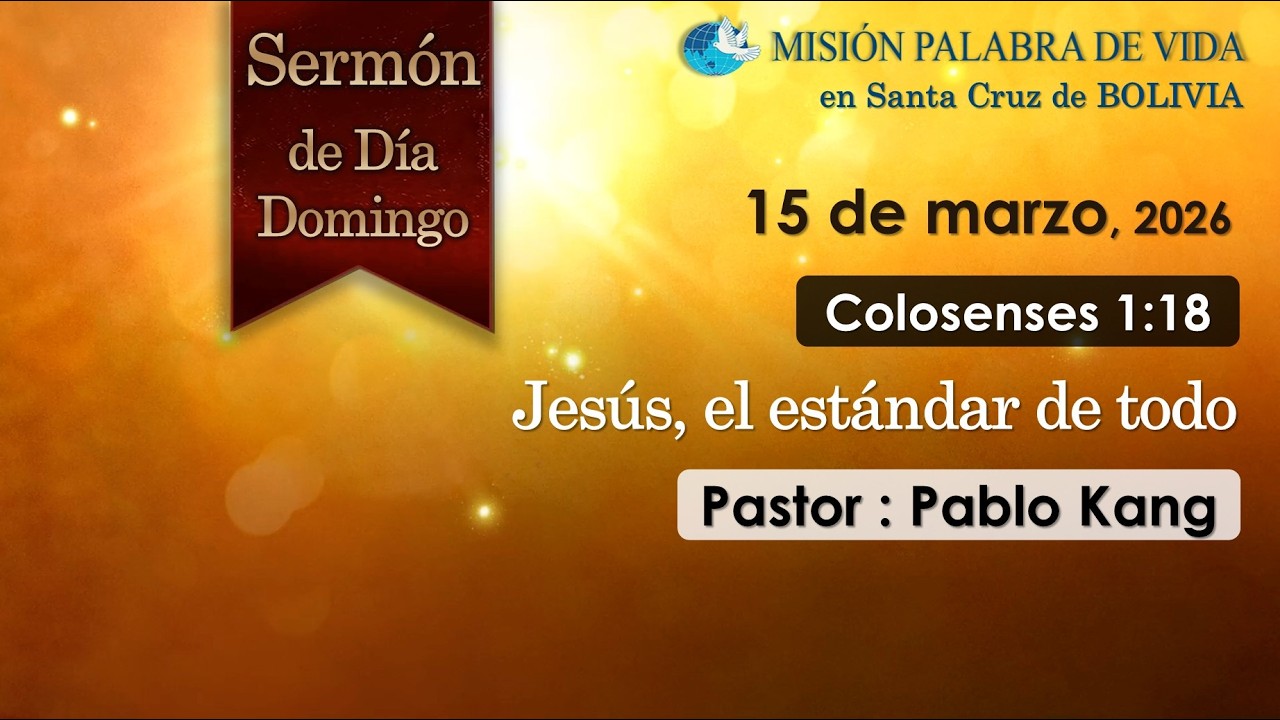 Jesús, el estándar de todo / Colosenses 1:18