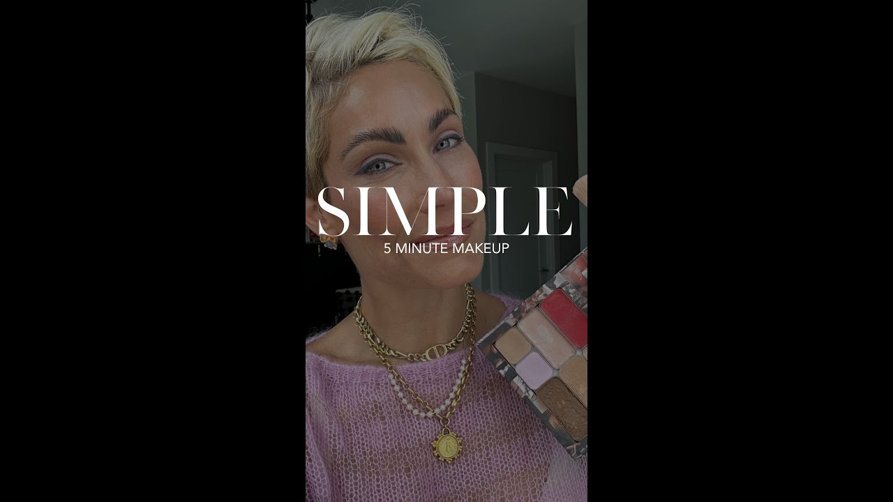 Simple 5 Minute Makeup #makeuplover #makeuptutorial #makeuplook