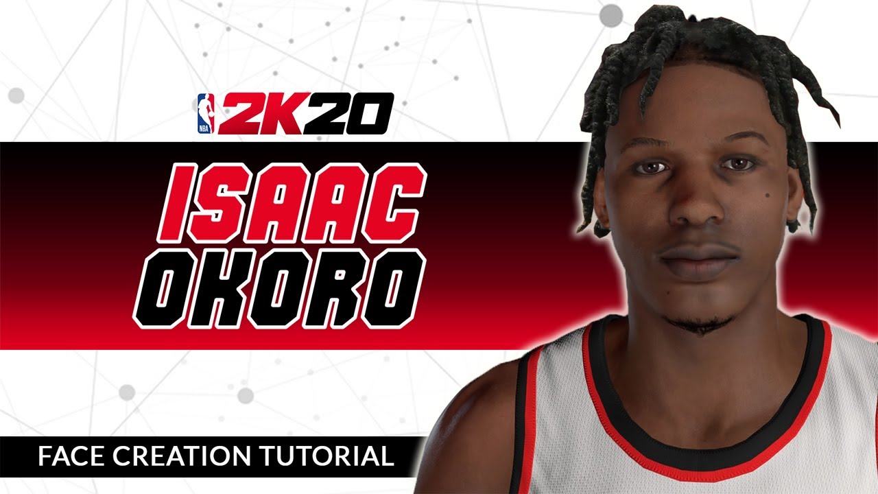 Isaac Okoro (NBA 2K20) | Face Creation and Signature Tutorial
