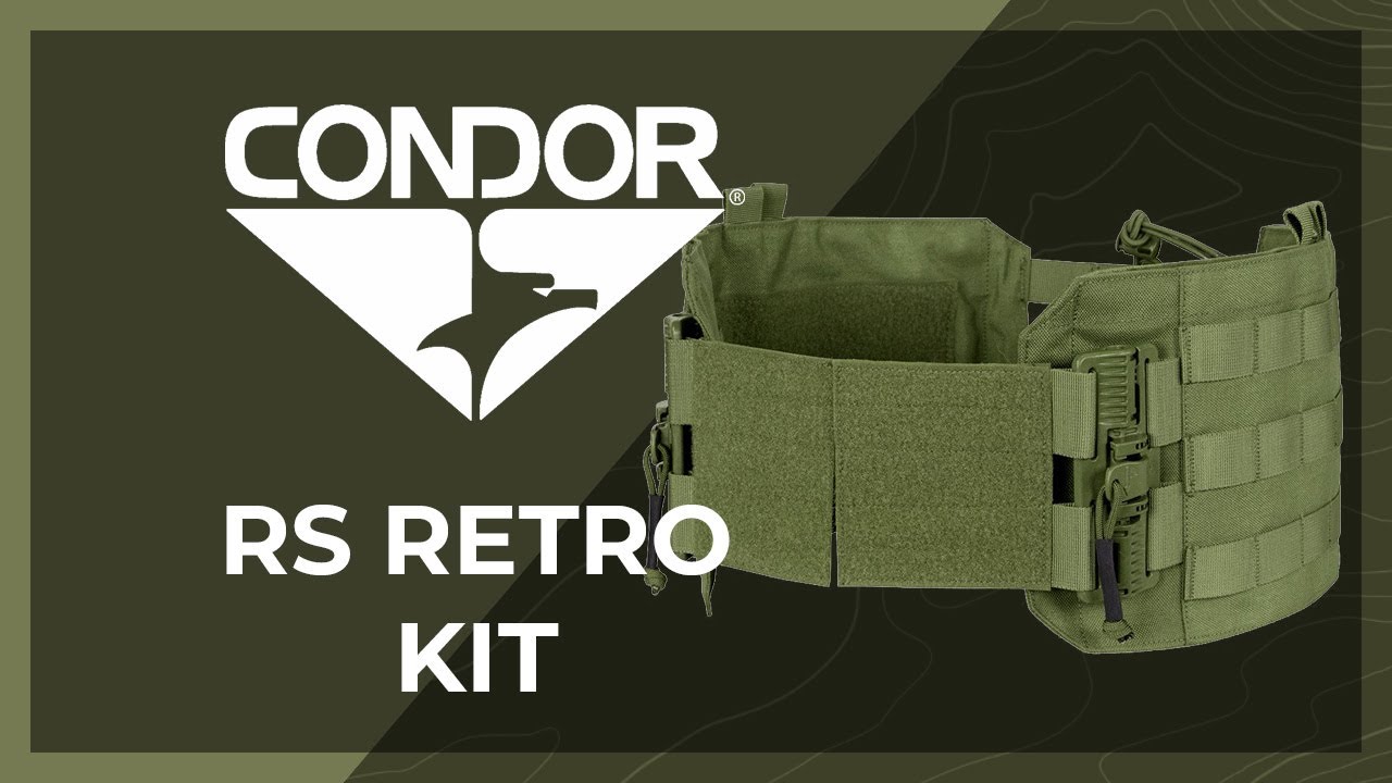 Boky k vestě CONDOR RS RETRO KIT - Military Range