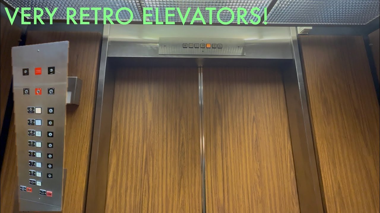 AWESOME 1981 Montgomery Traction Elevators At CBI Bank & Trust Building In Davenport, IA