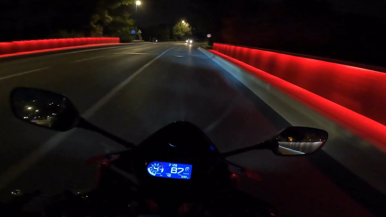 CBR650R 2022 | GoPro Hero 10 | Night Run